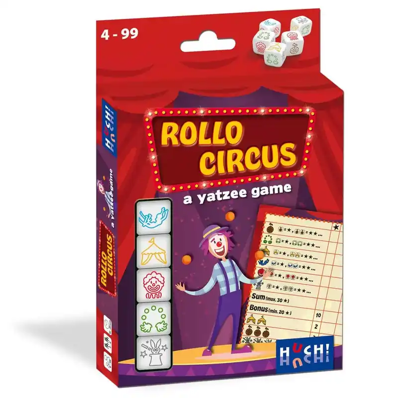 Ajánlat Rollo Circus multinyelvű társasjáték