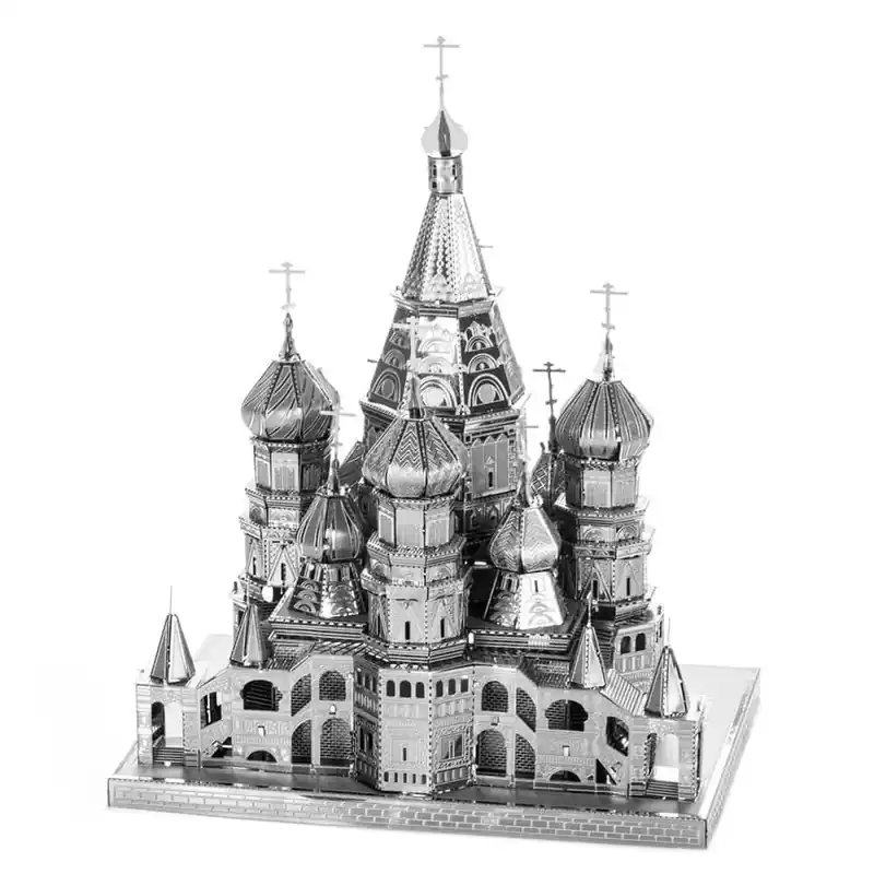 Szuper akció Metal Earth ICONX Boldog Vazul székesegyház - nagyméretű lézervágott acél makettező szett