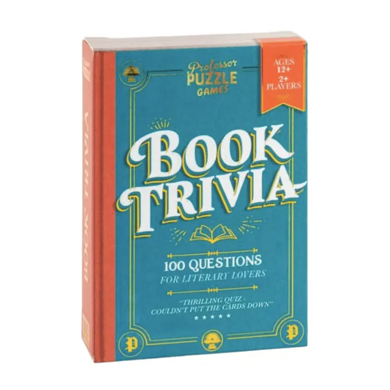 Szuper akció Book Trivia társasjáték, angol nyelvű