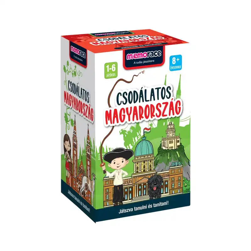 Kiárusítás Memorace – Csodálatos Magyarország Hazai ismeretterjesztő fejlesztő társasjáték (8+)