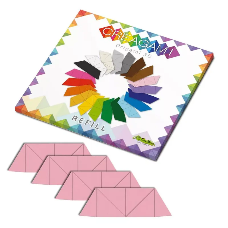 Creagami utántöltő 3D origami készlethez, pink Alacsony ár