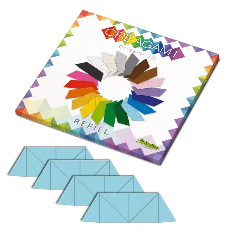 Akciós ár Creagami utántöltő , 3D origami készlethez, égkék