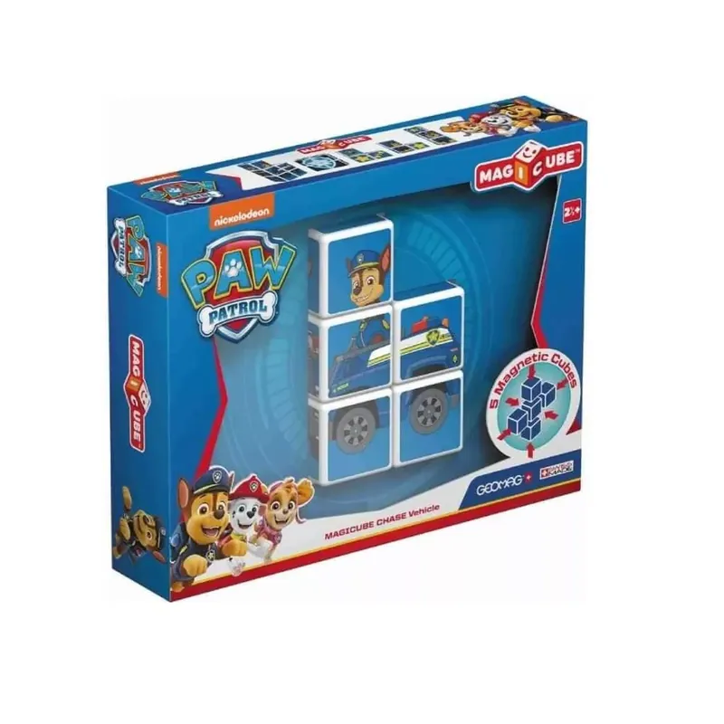 Expressz szállítás Geomag MagiCube építőjáték - Mancs őrjárat Chase és rendőrautója