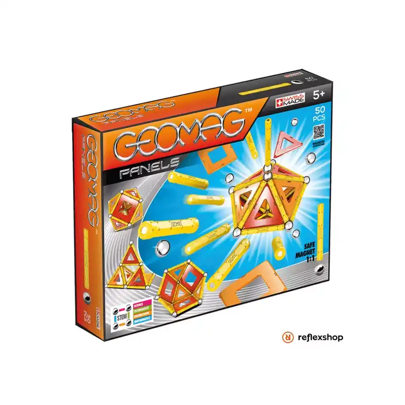Geomag mágneses építőjáték - Panelek, 50 db-os Biztonságos fizetés