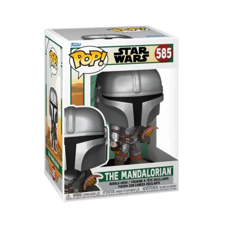 Funko POP! Star Wars Book of Boba Fett - Mando w/pouch figura 585 Gyors szállítás