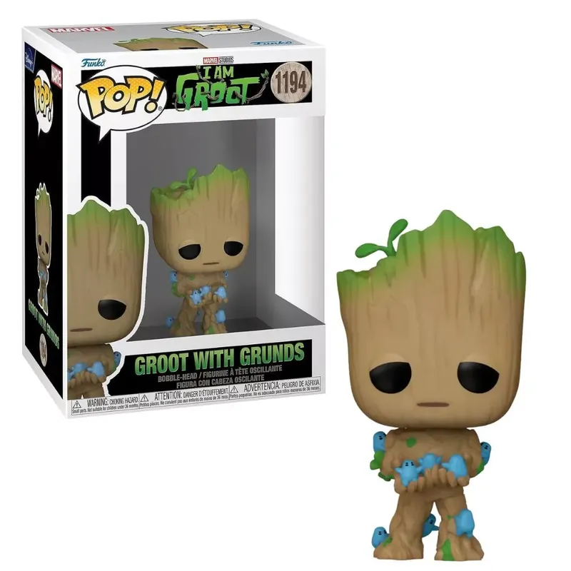 Funko POP! Marvel I am Groot - Groot w/ grunds figura Vedd meg online