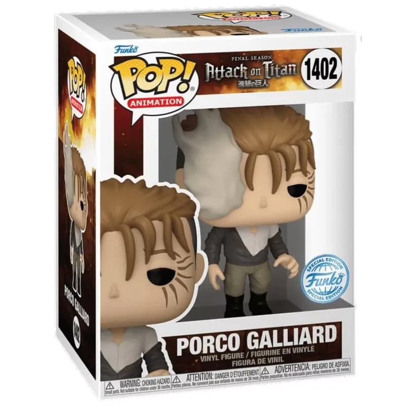 Különleges ajánlat Funko POP! Animation Attack on Titan S4 - Porco Galliard (SE) 1402 figura