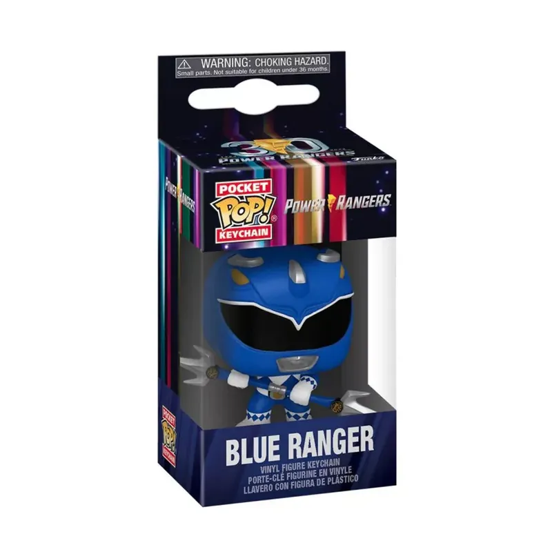 Funko POP! Mighty Morphin Power Rangers 30th - Blue Ranger kulcstartó Outlet