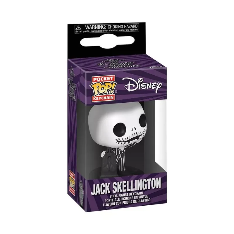 Funko POP! The Nightmare Before Christmas 30th - Jack kulcstartó Gyors szállítás