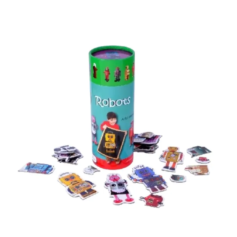 Robotok mágneses puzzle játék Gyors szállítás