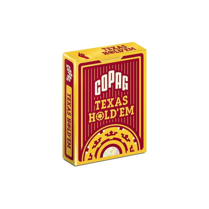 COPAG Texas Hold‘em Gold piros, 2 nagy indexes 100% plasztik póker kártya Vedd meg most