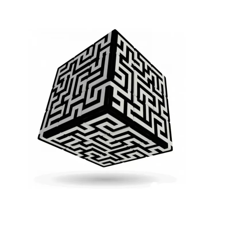 V-Cube 3x3 versenykocka, egyenes forma, Labirintus minta Azonnal elérhető