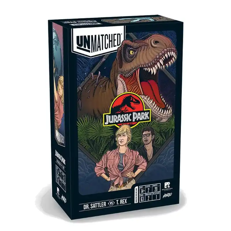 Unmatched Jurassic Park – Dr. Sattler vs. T. Rex társasjáték, angol nyelvű Azonnali szállítás