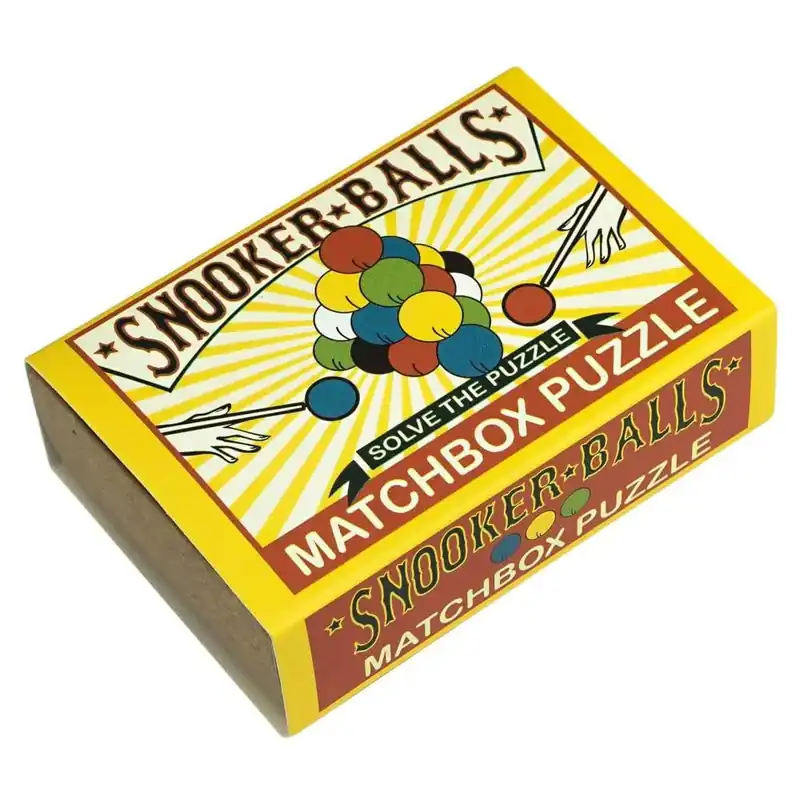Snooker Balls Matchbox Professor Puzzle ördöglakat Szuper akció