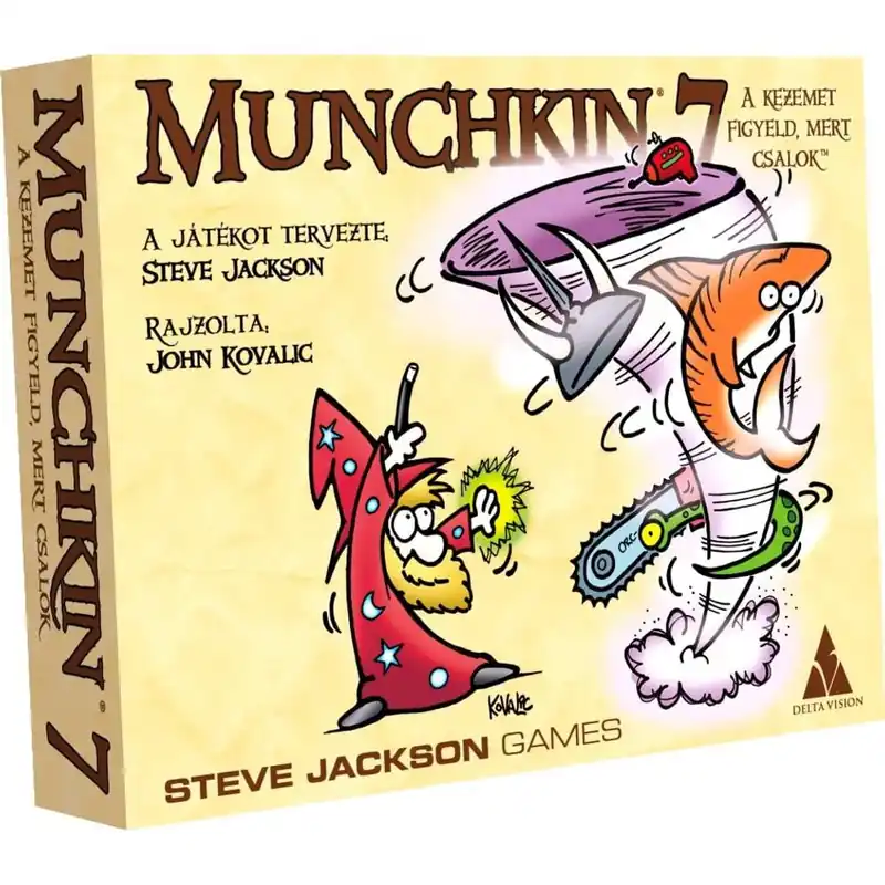 Nézd meg most Munchkin 7 - A kezemet figyeld mert csalok társasjáték kiegészítő