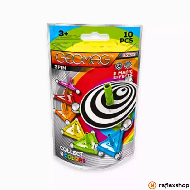 Geomag mágneses építőjáték - Spin, 10 db-os Outlet