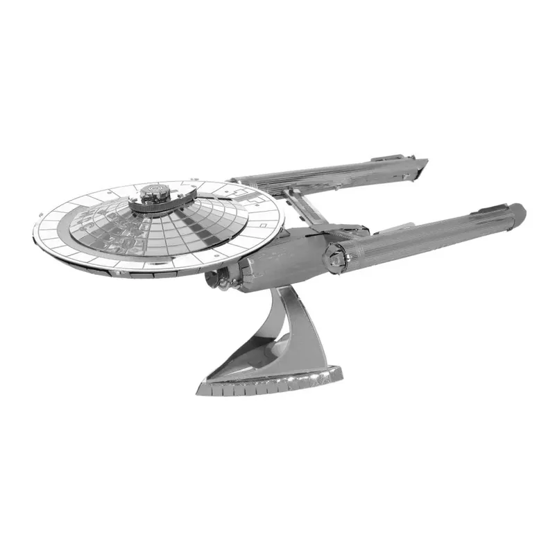 Akció Metal Earth STAR TREK USS Enterprise NCC-1701 - lézervágott acél makettező szett