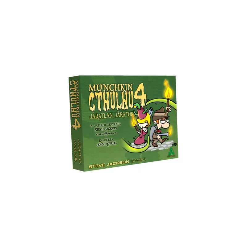 Munchkin Cthulhu 4 - Járatlan járatok társasjáték kiegészítő Szuper akció