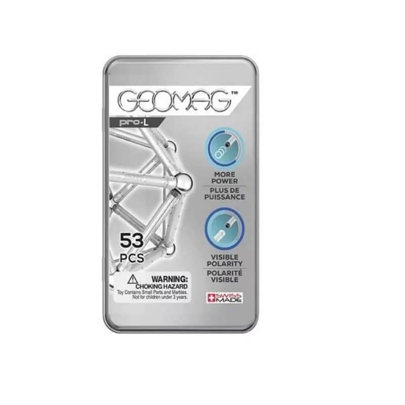 Szezonális akció Geomag mágneses építőjáték - PRO-L fém dobozos, 53 db-os