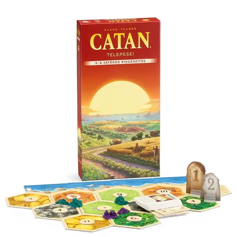 Catan társasjáték kiegészítő 5-6 főre Kihagyhatatlan ajánlat