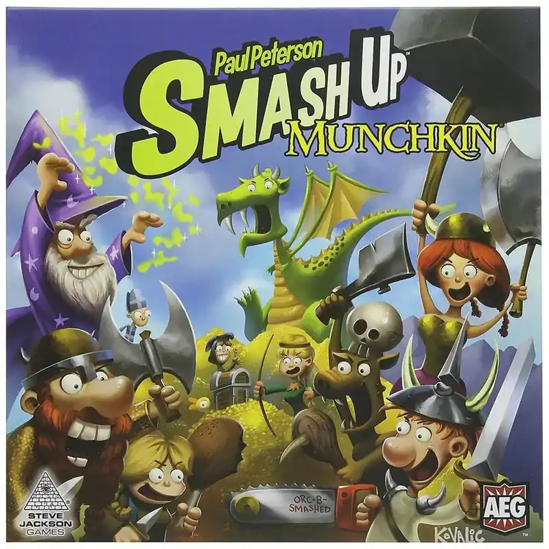 Alacsony ár Smash up! Munchkin, társasjáték, angol nyelvű