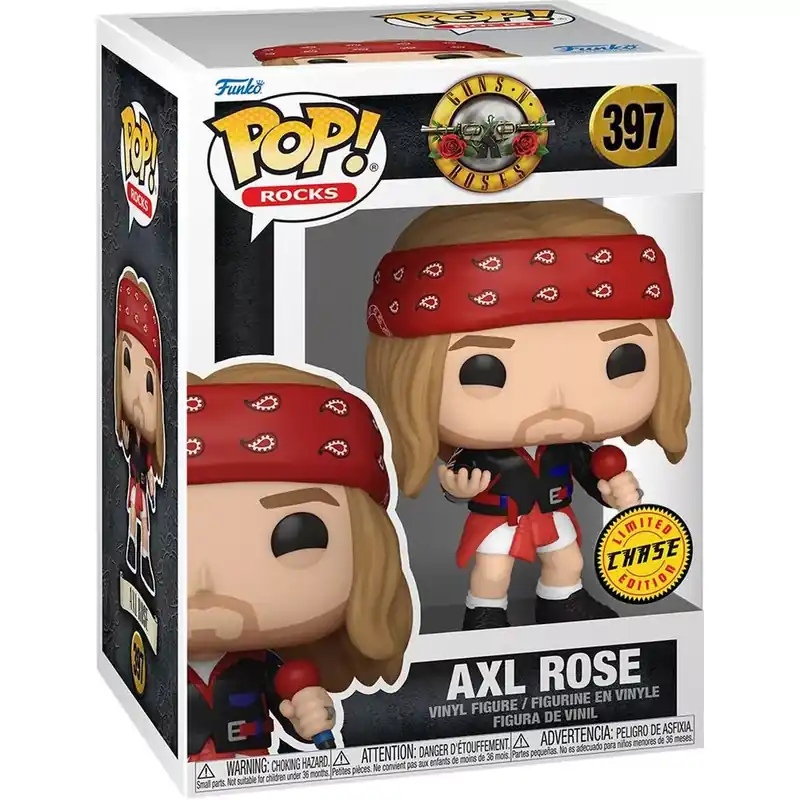 Funko POP! Rocks Guns N‘ Roses - Axel Rose (1992) (chase) figura 397 Korlátozott ajánlat