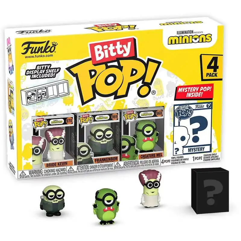 Exkluzív ajánlat Funko Bitty POP! Minions - Frankenbob 4PK figura