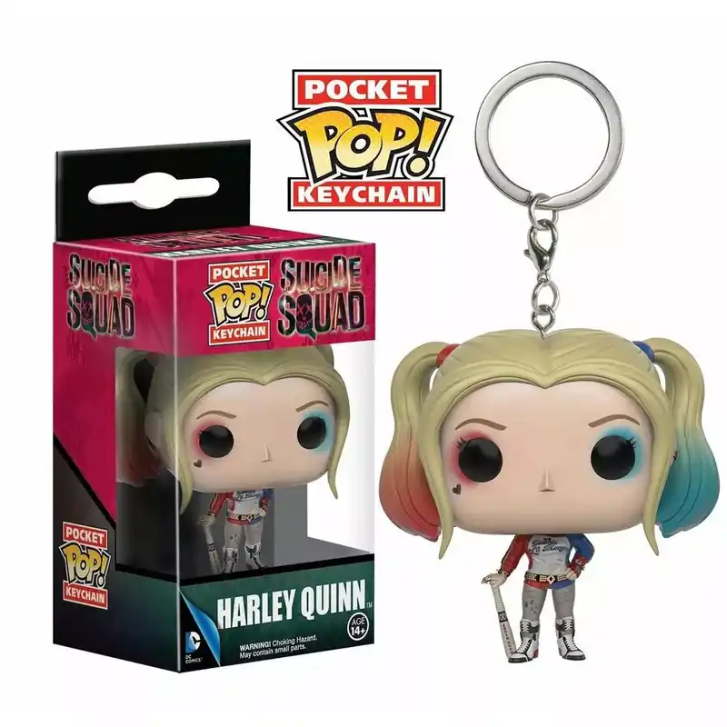 Akciós ár Funko POP! Suicide Squad Harley Quinn kulcstartó