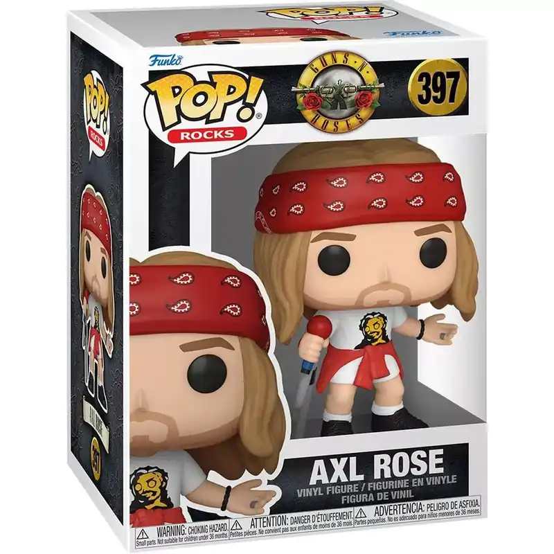 Végkiárusítás Funko POP! Rocks Guns N‘ Roses - Axel Rose (1992) figura 397