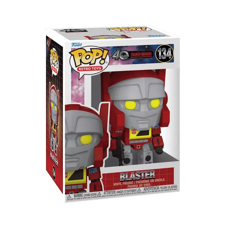 Legnépszerűbb Funko POP! Retro Toys Transformers - Blaster figura 134