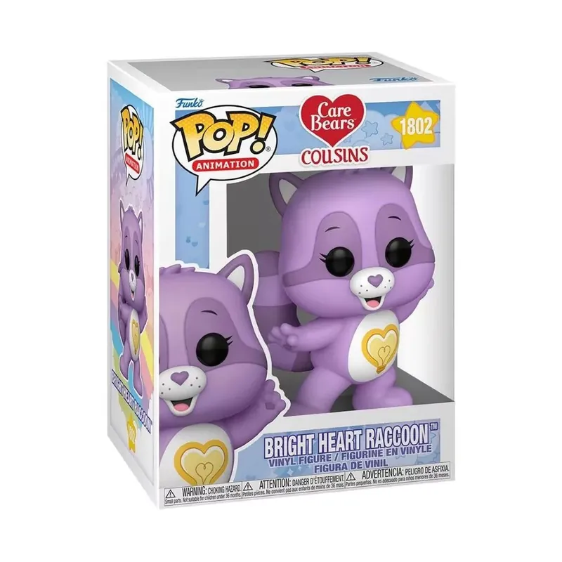 Árengedmény Funko POP! Animation Care Bears Cousins - Bright Heart Raccoon figura