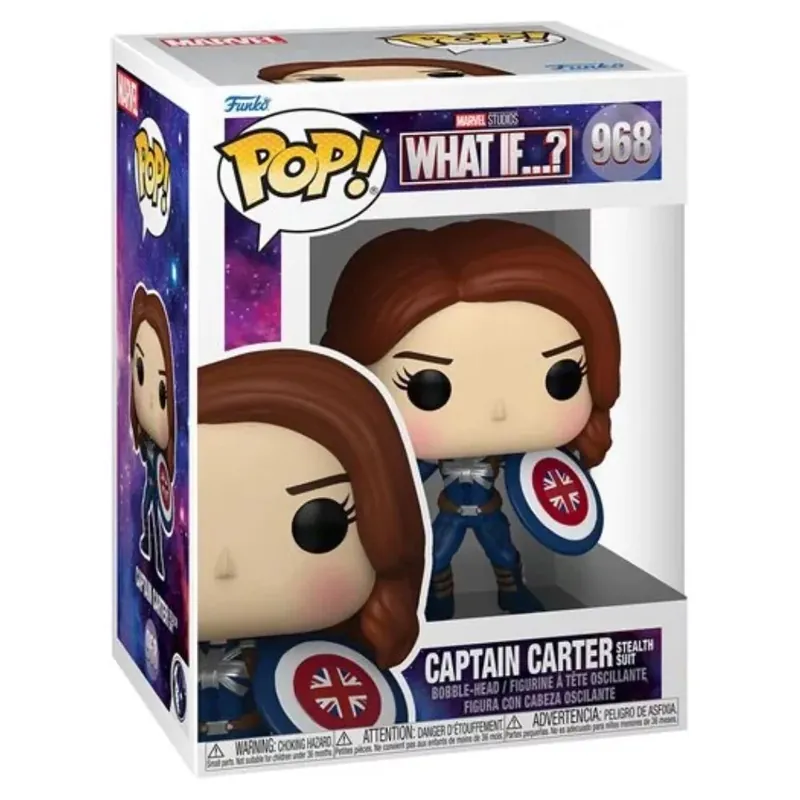 Funko POP! Marvel What if... - Captain Carter figura 968 Legkelendőbb