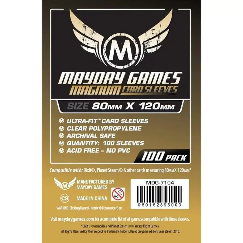 Mayday Games Magnum Gold kártyavédő 80 x 120 mm "Dixit" társasjátékhoz Utolsó esély