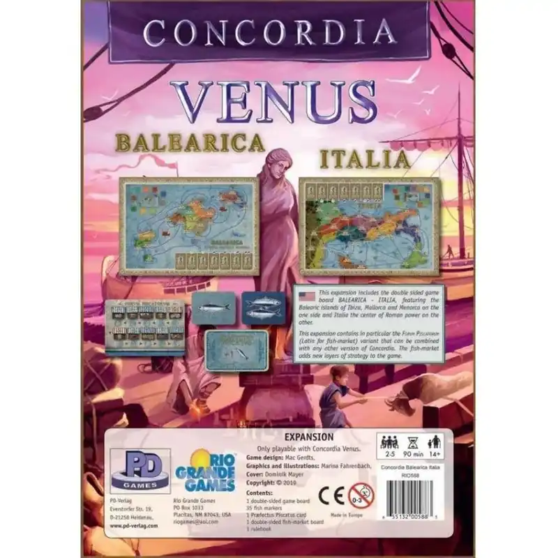 Concordia Balearica/Italia, társasjáték, angol nyelvű Utolsó esély