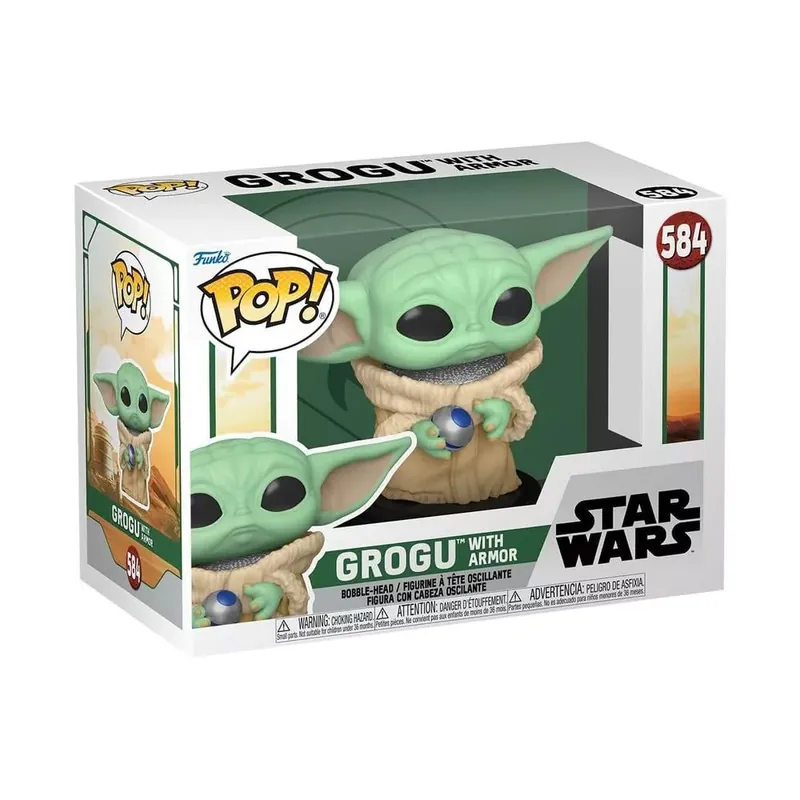 Olcsó Funko POP! Star Wars Book of Boba Fett - Grogu w/armor figura 584