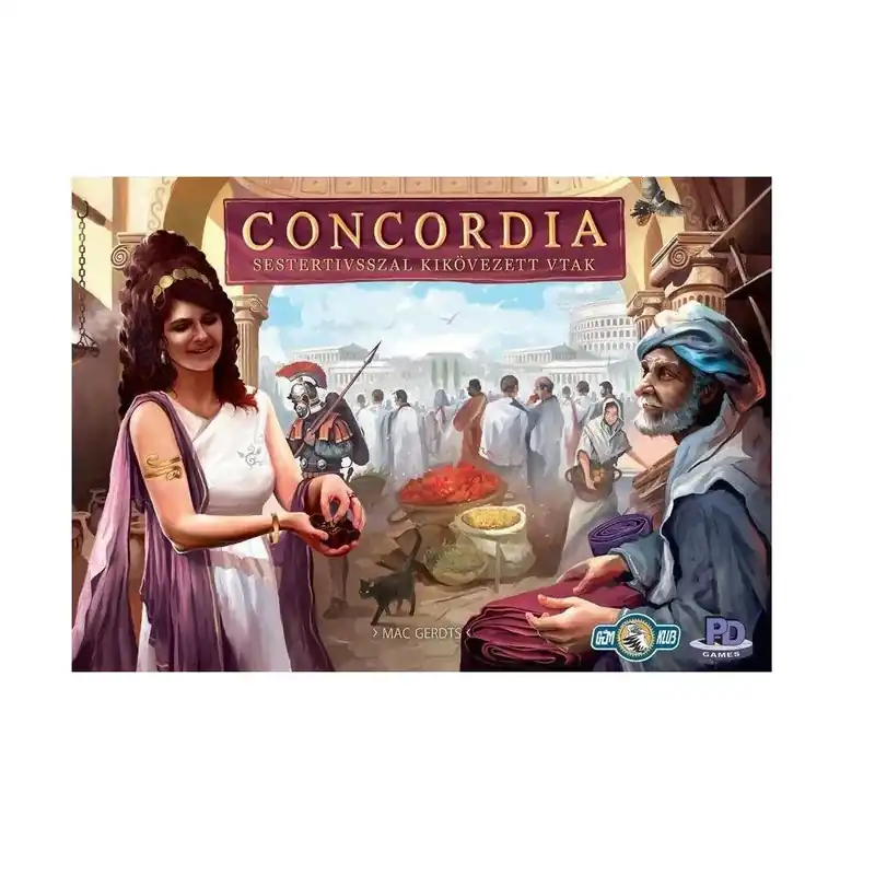 Concordia - Sestertiusszal kikövezett utak társasjáték Kedvezményes ár