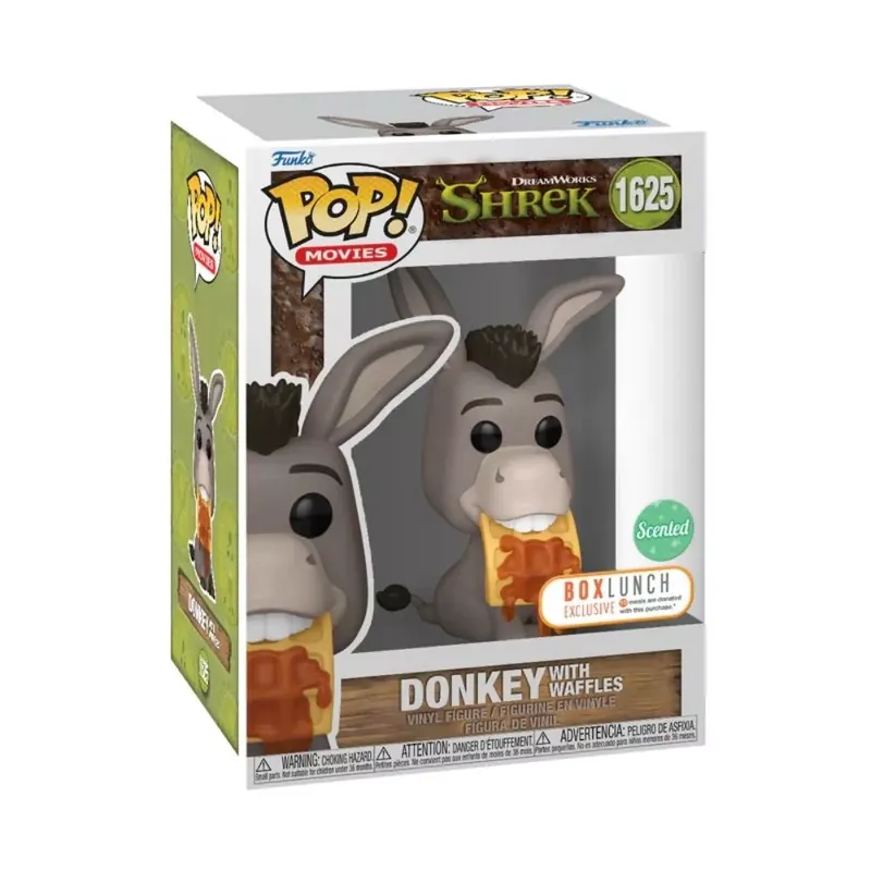 Biztonságos vásárlás Funko POP! Movies DreamWorks 30th Anniversary Shrek Donkey w/Waffles figura