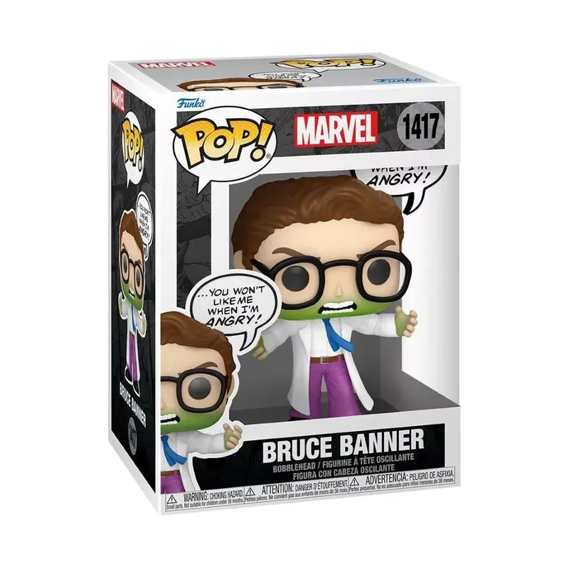 Rendeld meg most Funko POP! Marvel Bruce Banner (Don‘t Make me Angry) figura