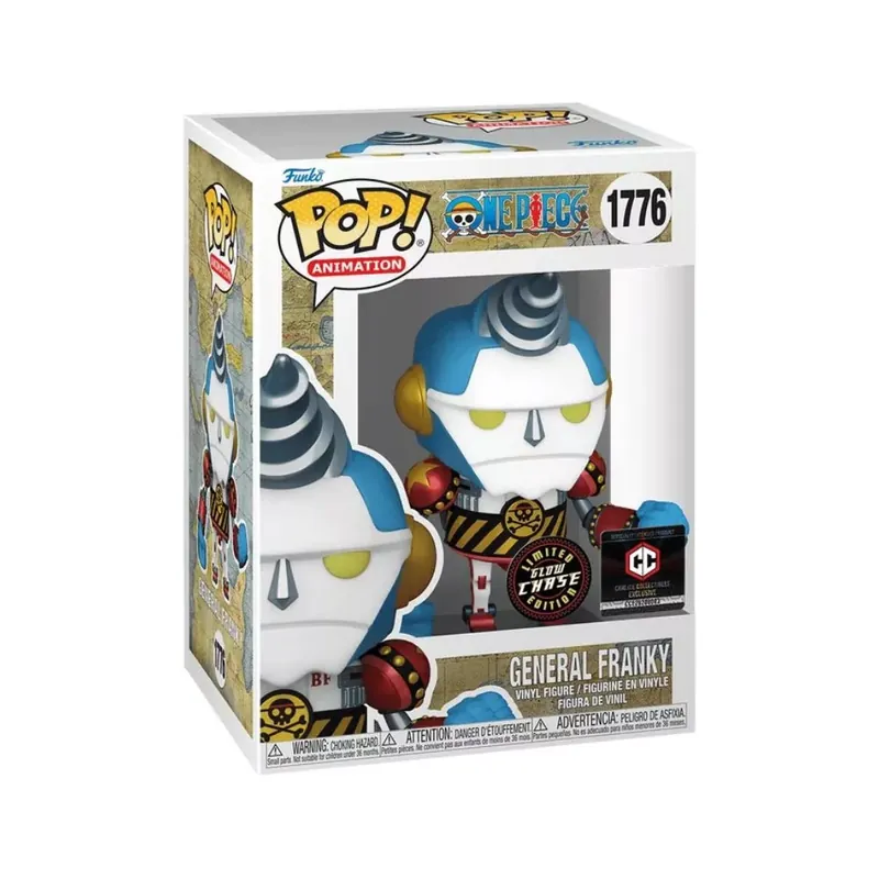 Prémium Funko POP! Animation One Piece General Franky chase figura