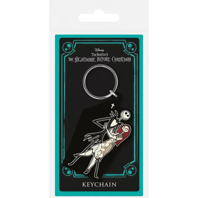 Expressz szállítás THE NIGHTMARE BEFORE CHRISTMAS (JACK & SALLY COFFIN) PVC kulcstartó