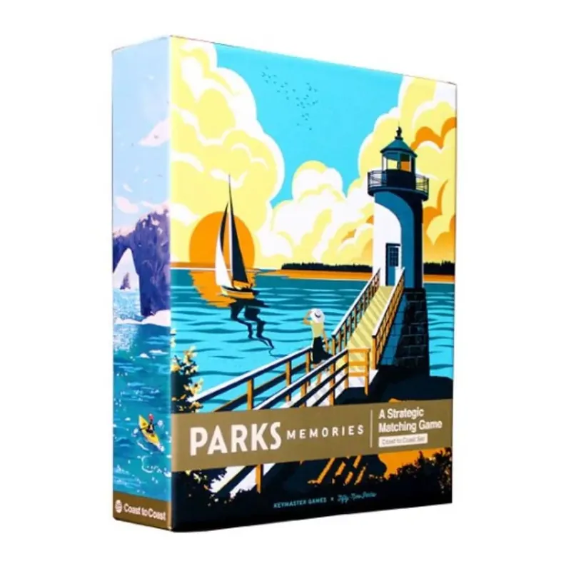 Végkiárusítás PARKS Memories Coast to Coast társasjáték, angol nyelvű