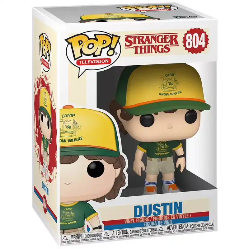 Végkiárusítás Funko POP! TV Stranger Things - Dustin (At Camp) figura