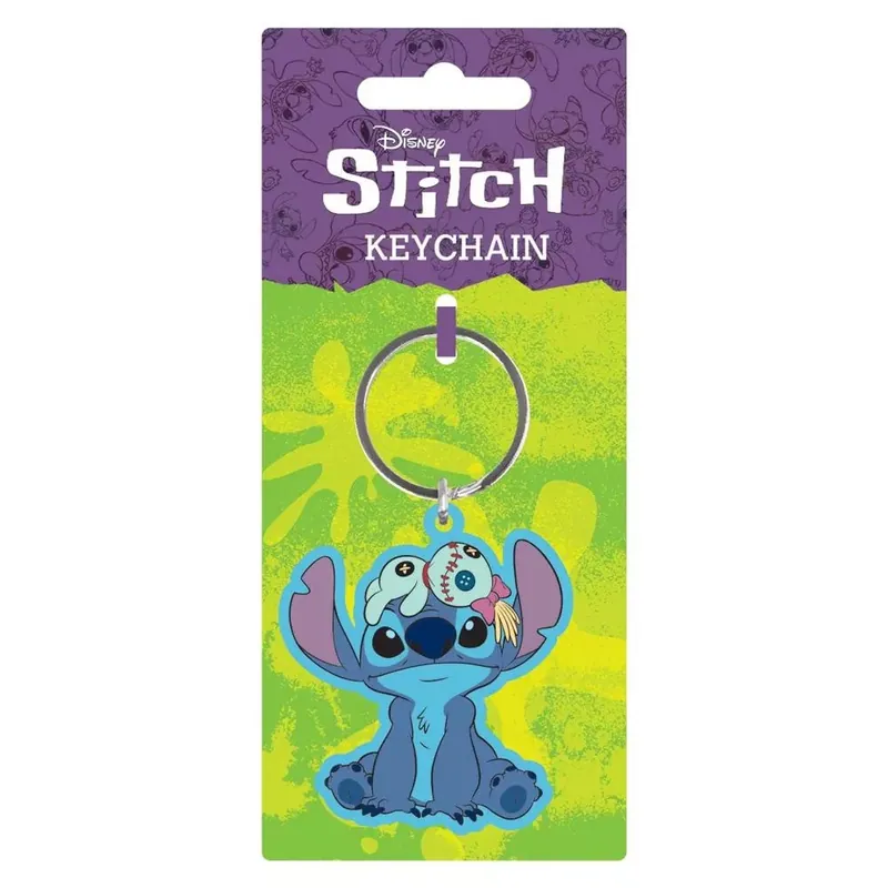 LILO & STITCH (STITCH & SCRUMP) PVC kulcstartó Biztonságos fizetés