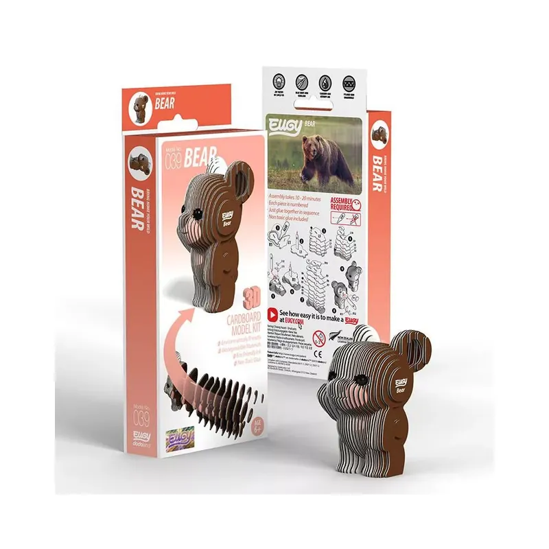 Gyors kiszállítás EUGY Medve 3D puzzle