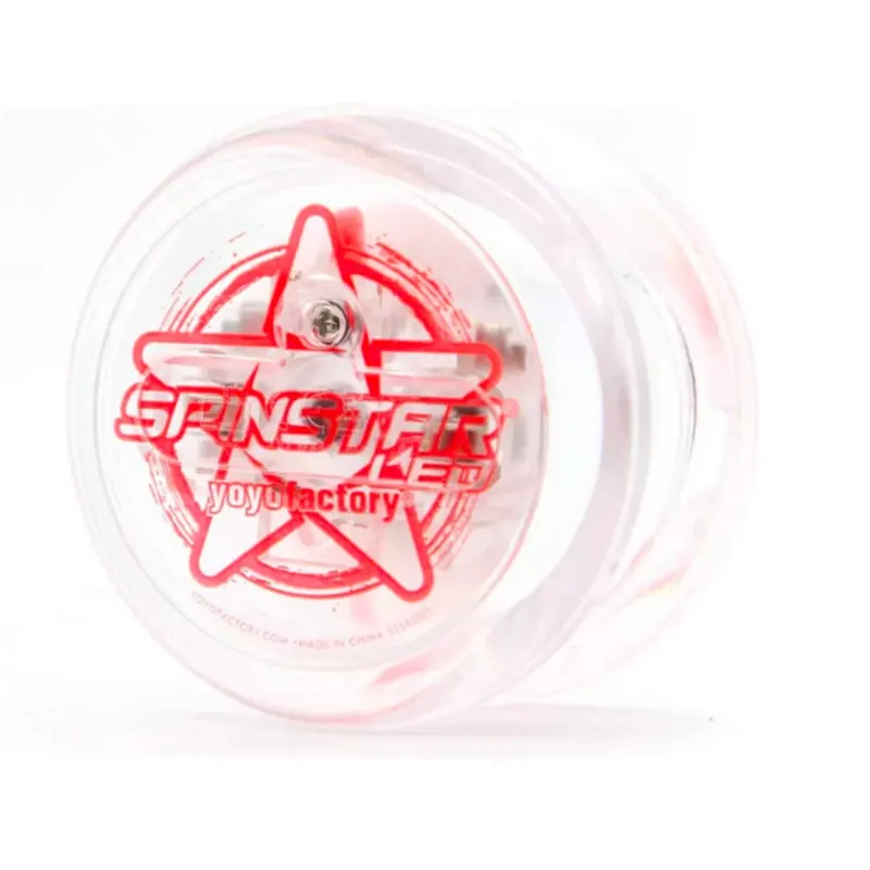 Olcsó YoYoFactory Spinstar LED áttetsző/piros yo-yo
