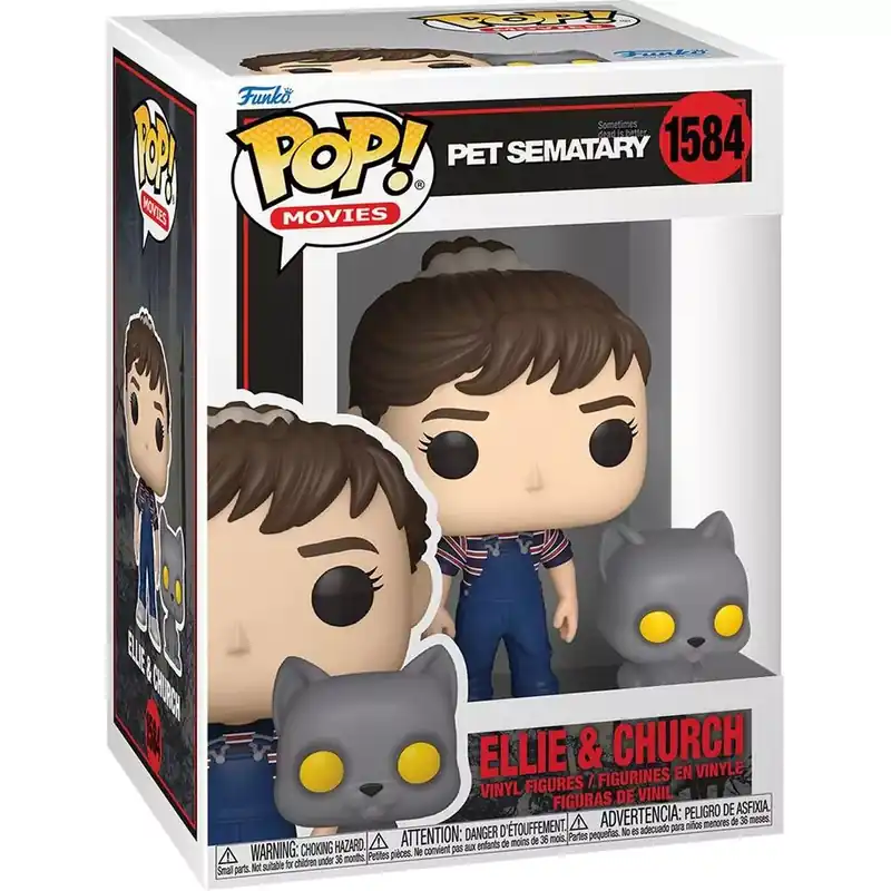 Biztonságos fizetés Funko POP! Movies Pet Sematary - Ellie & Church figura 1584