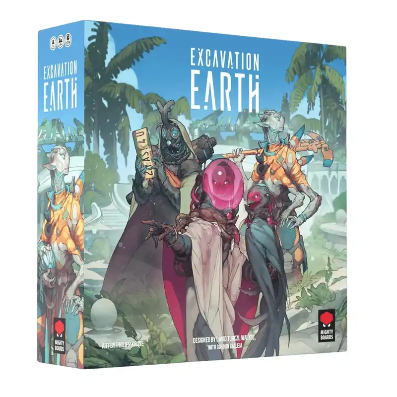 Excavation Earth társasjáték, angol nyelvű Ajánlat