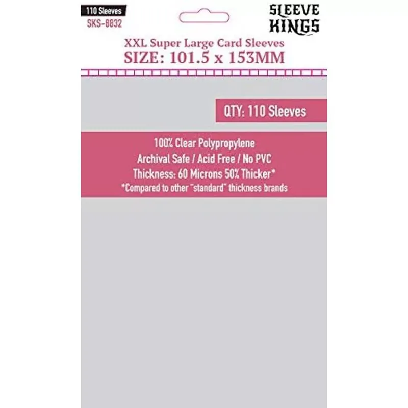 Sleeve Kings Super Large Card Sleeves 101,5 x 153 mm Nézd meg most