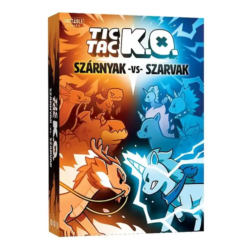 Tic Tac K.O. szárnyak vs szarvak társasjáték Kiárusítás