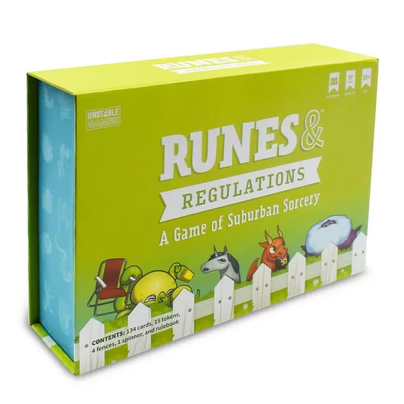 Kihagyhatatlan ajánlat Runes & Regulations társasjáték, angol nyelvű